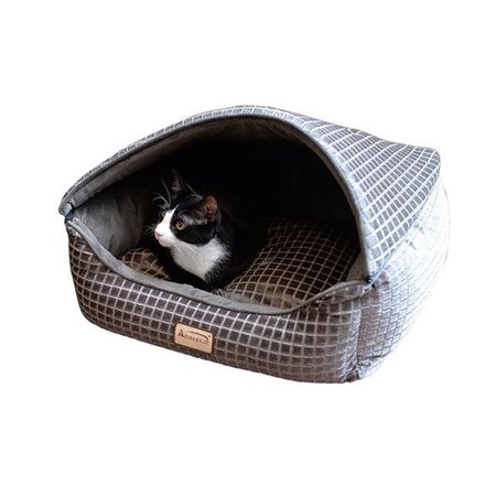 AEROMARK Aeromark C34HHG - SH Cave Shape Pet Cat Beds - Silver Grey C34HHG/SH